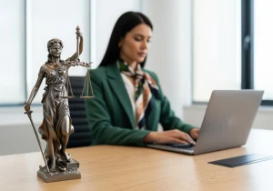 lady justice statue with scales and sword symbolizing law ethics and legal profession photo 1